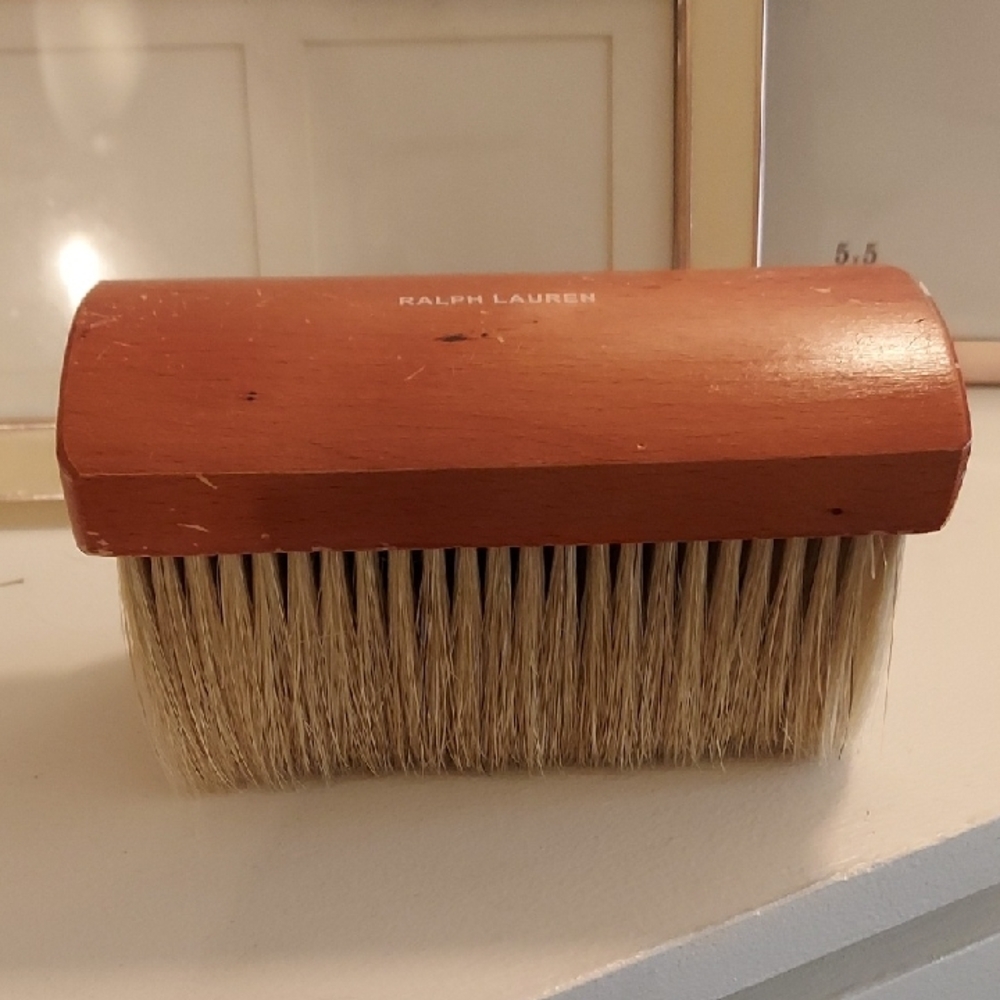 Ralph Lauren Used Brown  Brush Wood Horsehair Cool Display Or To Use.